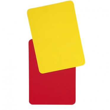 Cartonașe arbitru(roșu și galben)