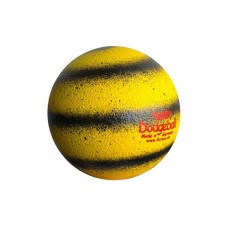 Minge burete Dodgeball 160 mm - galben/negru cu exterior PU